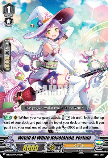 Witch of White Revelation, Fertida (BSL2021/VGV01EN) [Bushiroad Event Cards]