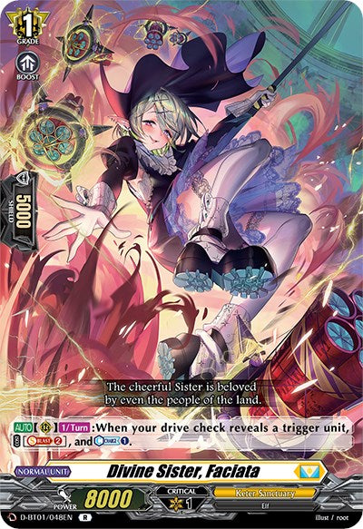 Divine Sister, Faciata (D-BT01/048EN) [Genesis of the Five Greats]