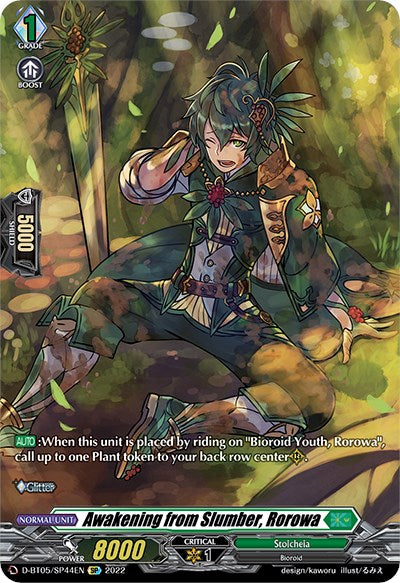 Awakening from Slumber, Rorowa (D-BT05/SP44EN) [Triumphant Return of the Brave Heroes]