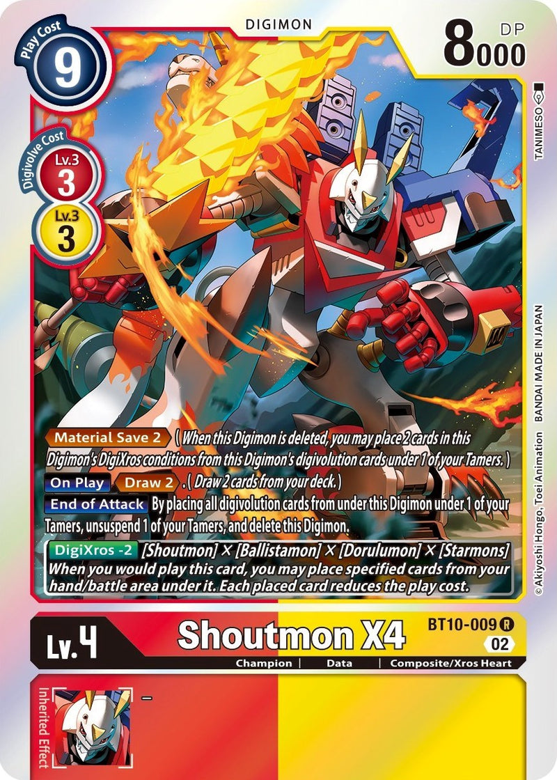 Shoutmon X4 [BT10-009] [Xros Encounter]