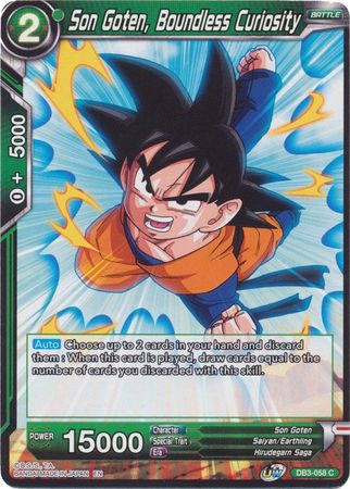 Son Goten, Boundless Curiosity (DB3-058) [Giant Force]