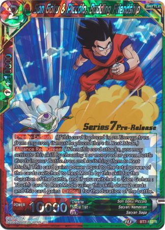 Son Goku & Piccolo, Budding Friendship (BT7-112_PR) [Assault of the Saiyans Prerelease Promos]