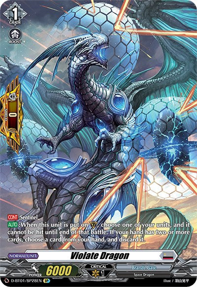 Violate Dragon (D-BT01/SP28EN) [Genesis of the Five Greats]