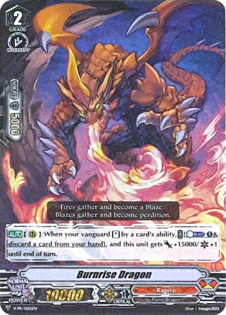 Burnrise Dragon (Parallel Foil) (V-PR/0155EN) [V Promo Cards]