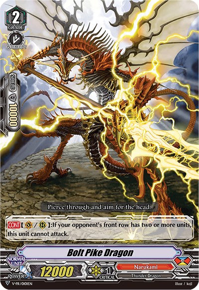 Bolt Pike Dragon (Parallel Foil) (V-PR/0101EN) [V Promo Cards]