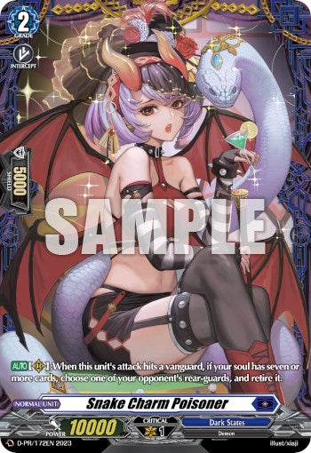 Snake Charm Poisoner (Frame Rare) (D-PR/172EN) [D Promo Cards]