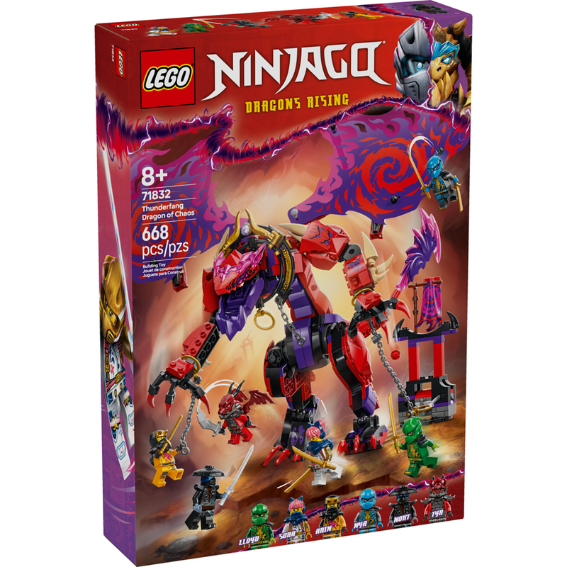 LEGO® NINJAGO® Thunderfang Dragon of Chaos Set 71832