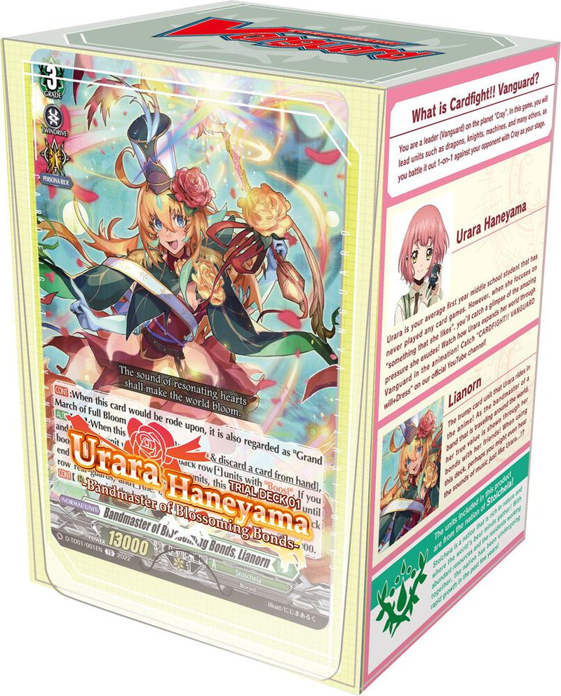 Cardfight!! Vanguard - Urara Haneyama -Bandmaster of Blossoming Bonds- - Trial Deck