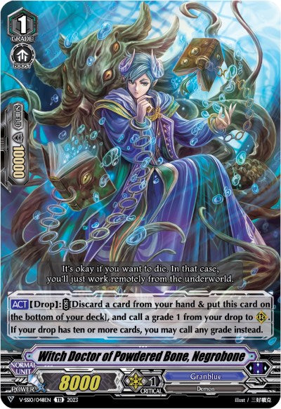 Witch Doctor of Powdered Bone, Negrobone (V-SS10/048EN) [Premium Battle Deckset 2023]