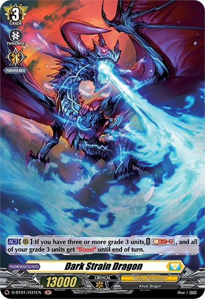 Dark Strain Dragon (D-BT01/H31EN) [Genesis of the Five Greats]