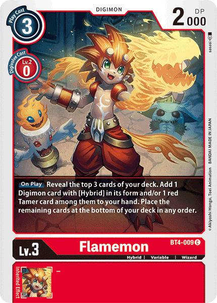 Flamemon [BT4-009] [Great Legend]