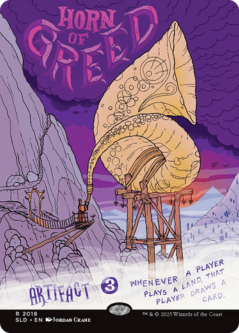 Horn of Greed (Rainbow Foil) [Secret Lair Drop Series]