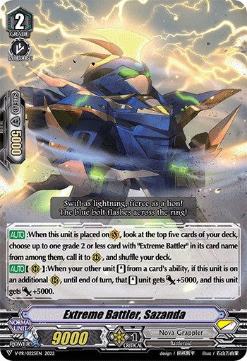 Extreme Battler, Sazanda (V-PR/0225EN) [V Promo Cards]