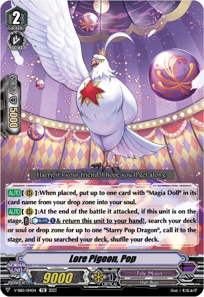 Lore Pigeon, Pop (Foil) (V-SS10/014EN) [Premium Battle Deckset 2023]