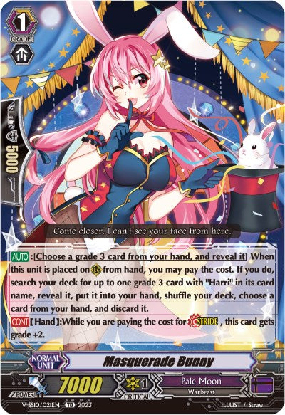 Masquerade Bunny (Foil) (V-SS10/021EN) [Premium Battle Deckset 2023]