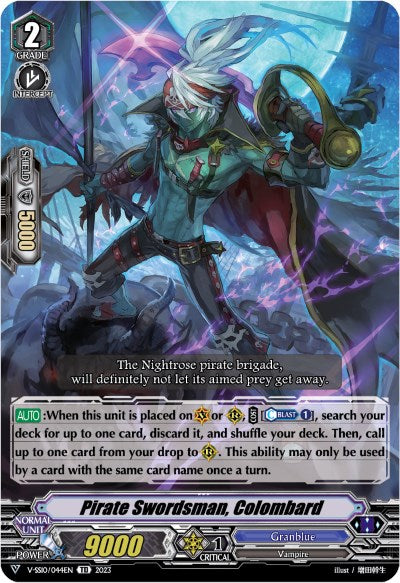 Pirate Swordsman, Colombard (Foil) (V-SS10/044EN) [Premium Battle Deckset 2023]