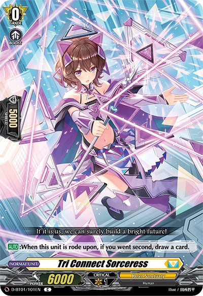 Tri Connect Sorceress (D-BT01/101EN) [Genesis of the Five Greats]