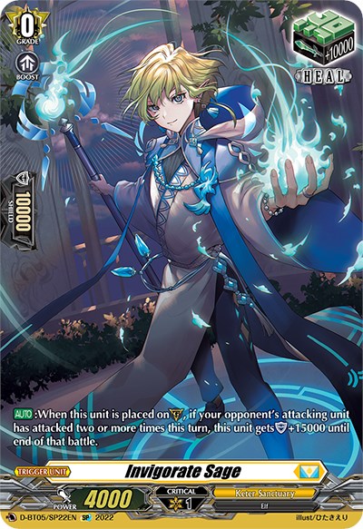 Invigorate Sage (D-BT05/SP22EN) [Triumphant Return of the Brave Heroes]