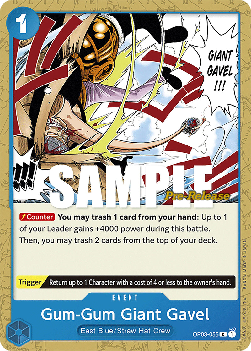 Gum-Gum Giant Gavel [Pillars of Strength Pre-Release Cards]