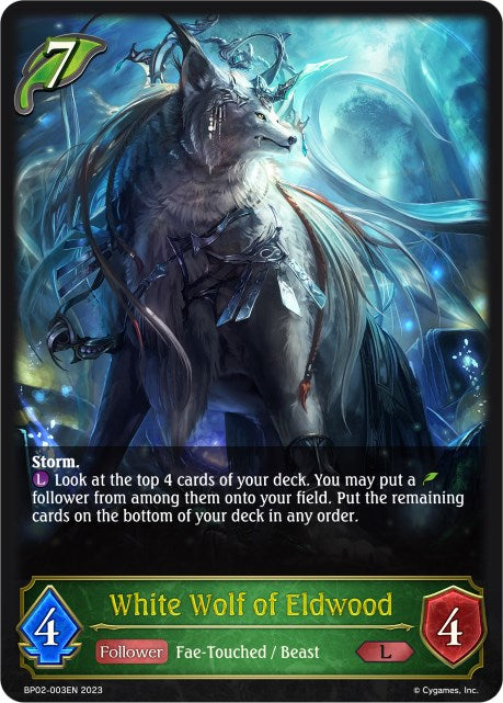 White Wolf of Eldwood (BP02-003EN) [Reign of Bahamut]