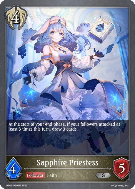 Sapphire Priestess (BP02-P29EN) [Reign of Bahamut]