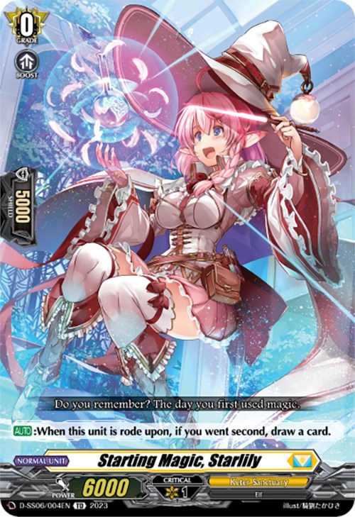 Starting Magic, Starlily (D-SS06/004EN) [Trial Deck 6: Resonance of Thunder Dragon]