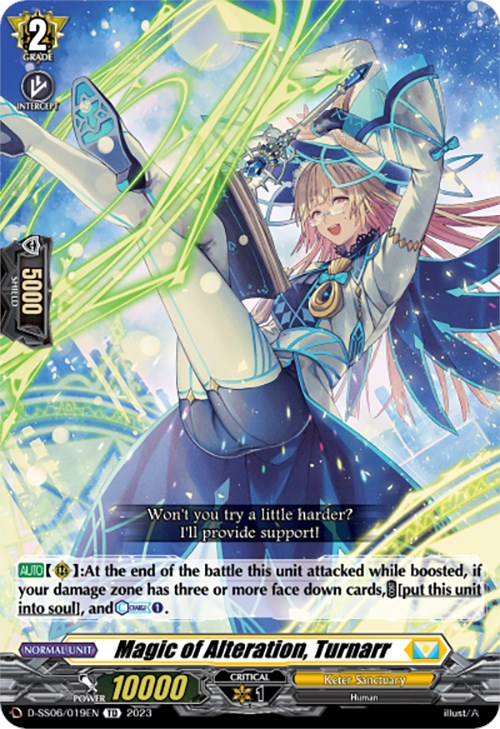 Magic of Alteration, Turnarr (D-SS06/019EN) [Trial Deck 6: Resonance of Thunder Dragon]