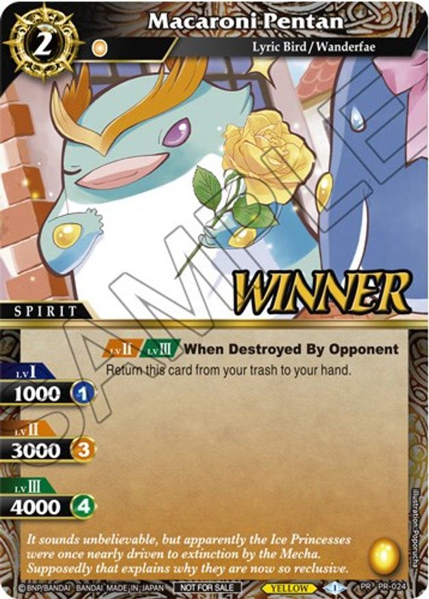 Macaroni Pentan (Tournament Pack Vol. 3 -Winner-) (PR-024) [Launch & Event Promos]