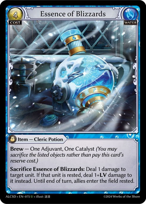 Essence of Blizzards (075) [Dawn of Ashes: Starter Decks]