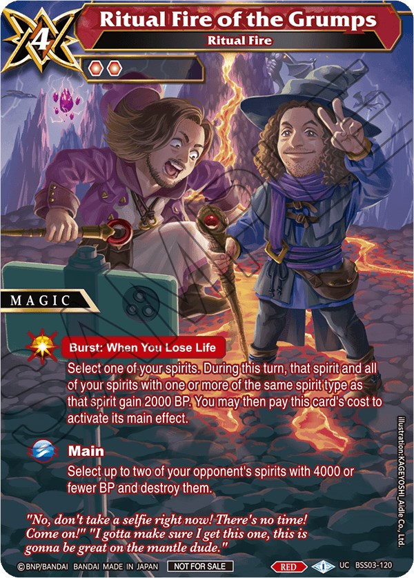 Ritual Fire of the Grumps (BSS03-120) [Battle Spirits Saga Promo Cards]