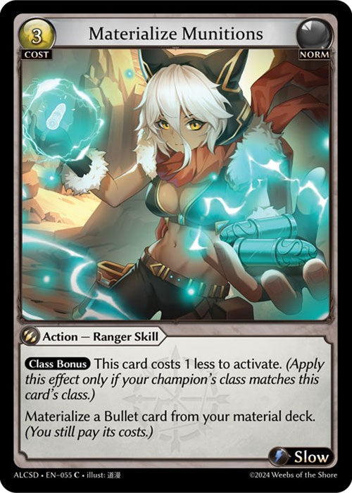 Materialize Munitions (55) [Alchemical Revolution: Starter Decks]