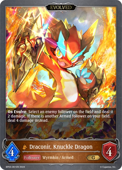 Draconir, Knuckle Dragon (BP03-061EN) [Flame of Laevateinn]