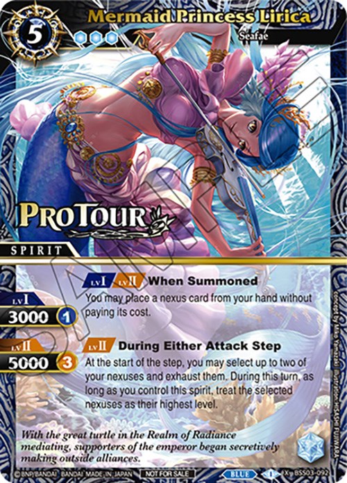 Mermaid Princess Lirica (X Rare Special Pack Vol. 3) (BSS03-092) [Battle Spirits Saga Promo Cards]