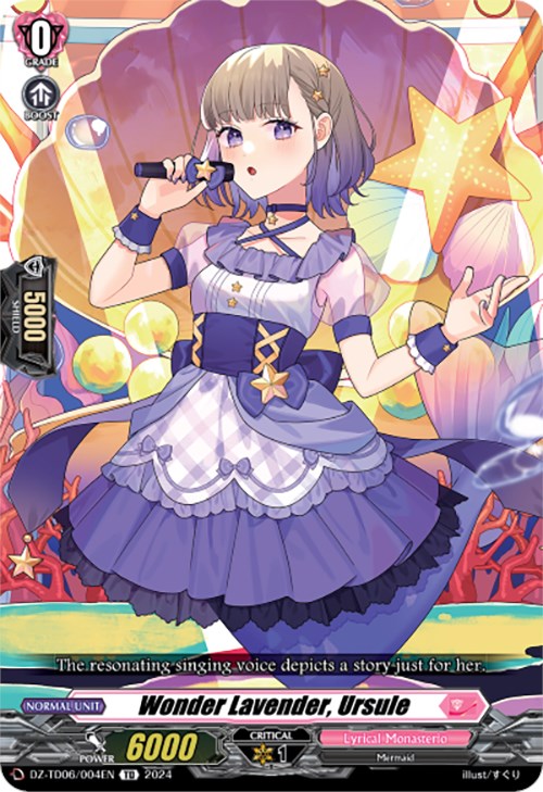 Wonder Lavender, Ursule (DZ-TD06/004EN) [Start Up Trial Deck: Lyrical Monasterio]