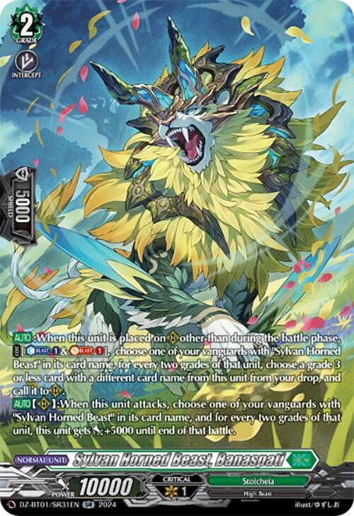 Sylvan Horned Beast, Banaspati (SR) (DZ-BT01/SR31EN) [Fated Clash]