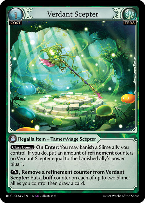 Verdant Scepter (012) [Silvie Re:Collection, Slime Sovereign]