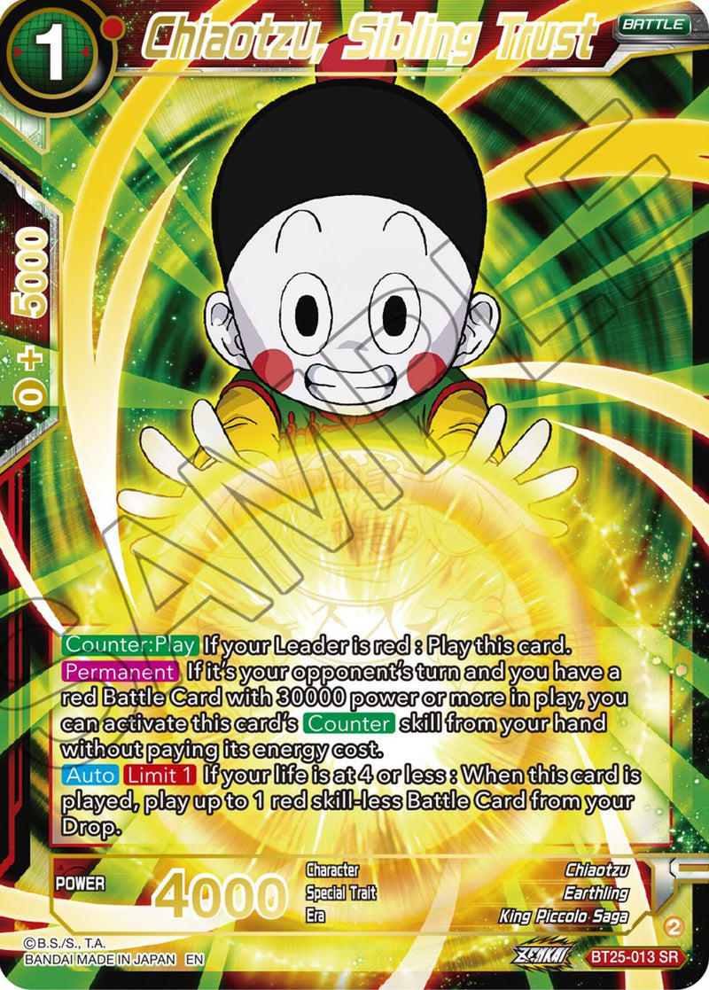 Chiaotzu, Sibling Trust (BT25-013) [Legend of the Dragon Balls]