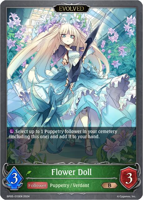 Flower Doll (Evolved) (BP05-014EN) [Omens Eternal]