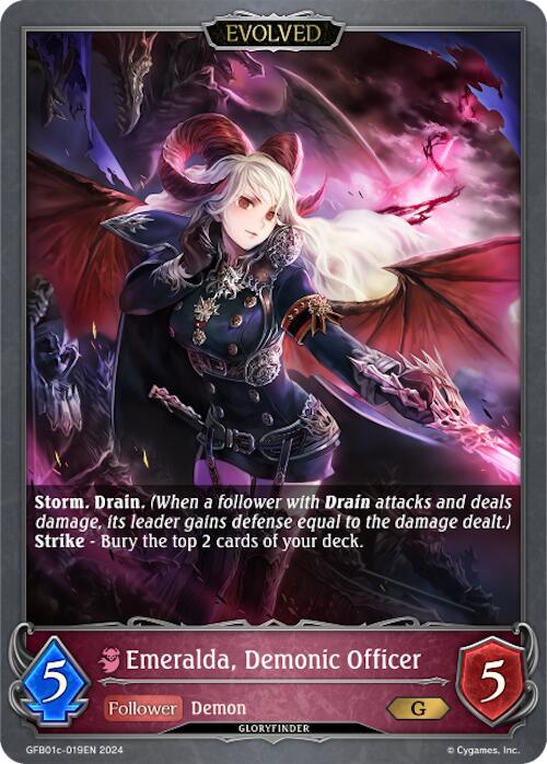 Emeralda, Demonic Officer (Evolved) (GFB01c-019EN) [GFB01: Gloryfinder Bundle 01: Guide to Glory]