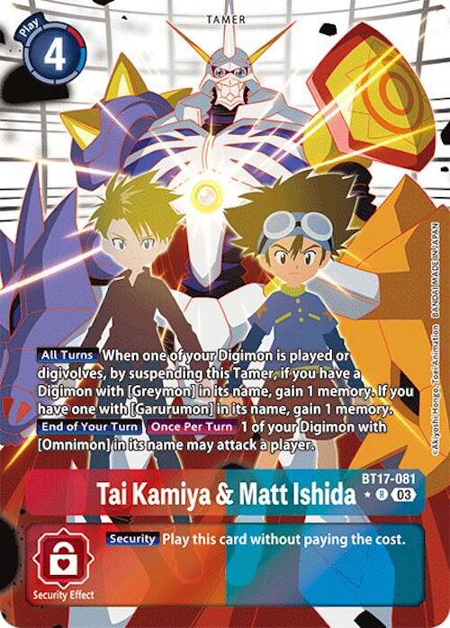 Tai Kamiya & Kari Kamiya [BT17-093] (Alternate Art) [Secret Crisis]