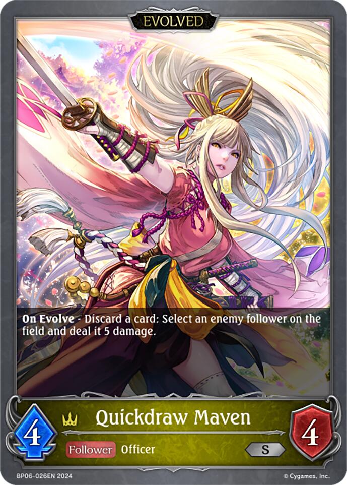 Quickdraw Maven (Evolved) (BP06-026EN) [Paragons of the Colosseum]