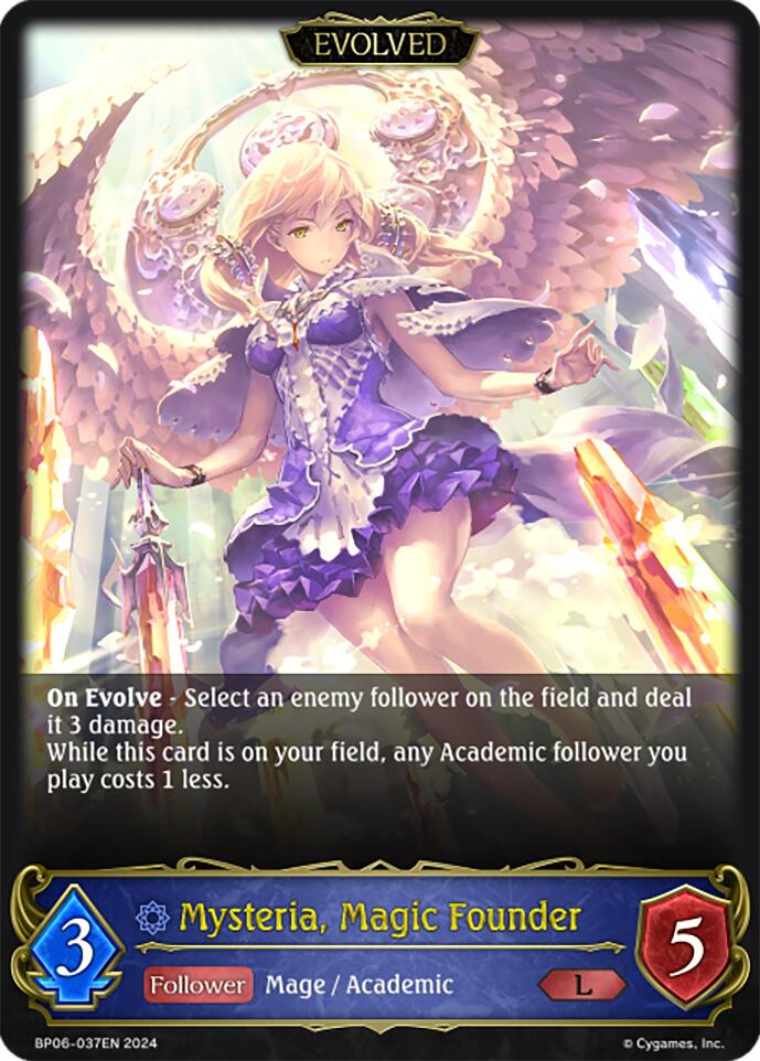 Mysteria, Magic Founder (Evolved) (BP06-037EN) [Paragons of the Colosseum]