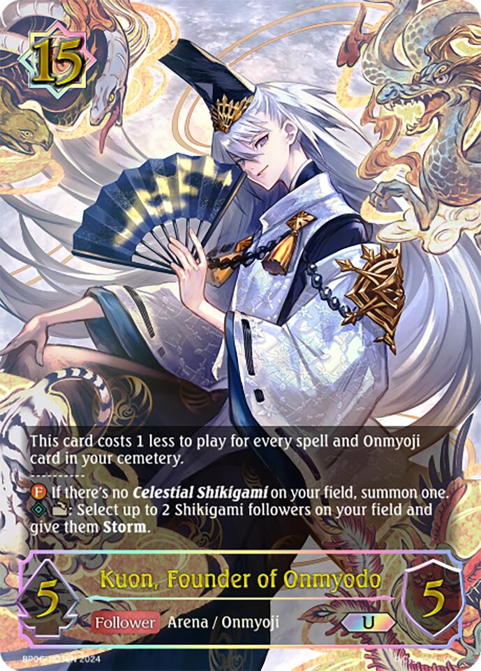 Kuon, Founder of Onmyodo (BP06-U03EN) [Paragons of the Colosseum]