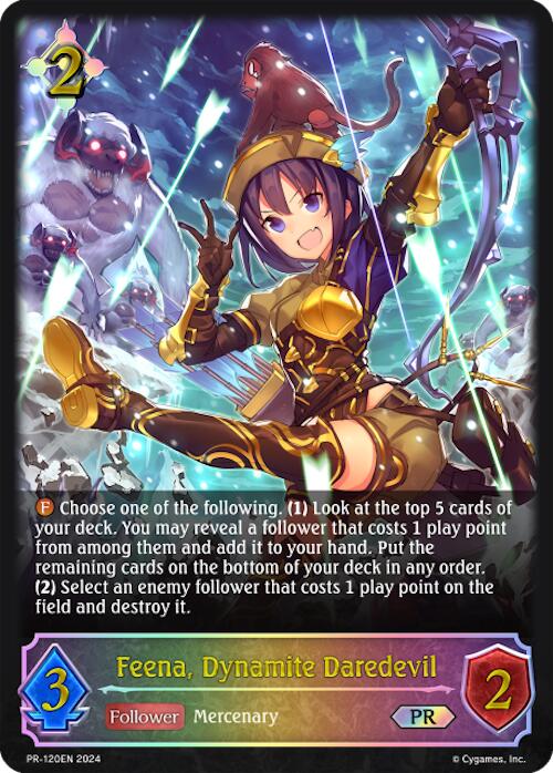 Feena, Dynamite Daredevil (PR-120EN) [Promotional Cards]