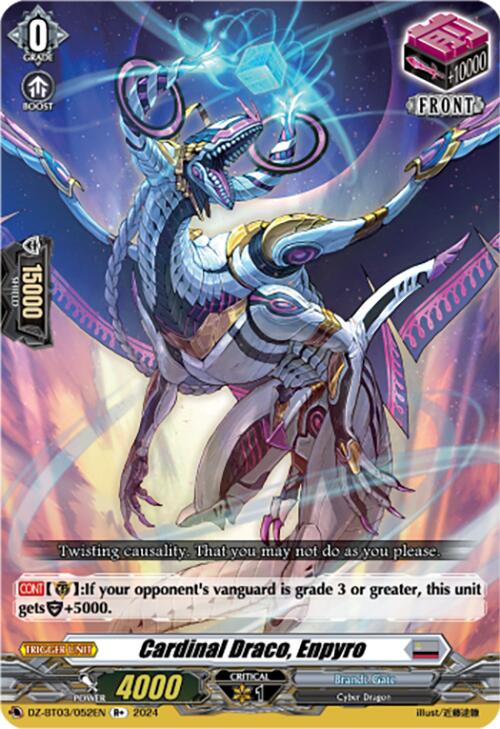 Cardinal Draco, Enpyro (R+) (DZ-BT03/052EN) [Dimensional Transcendence]