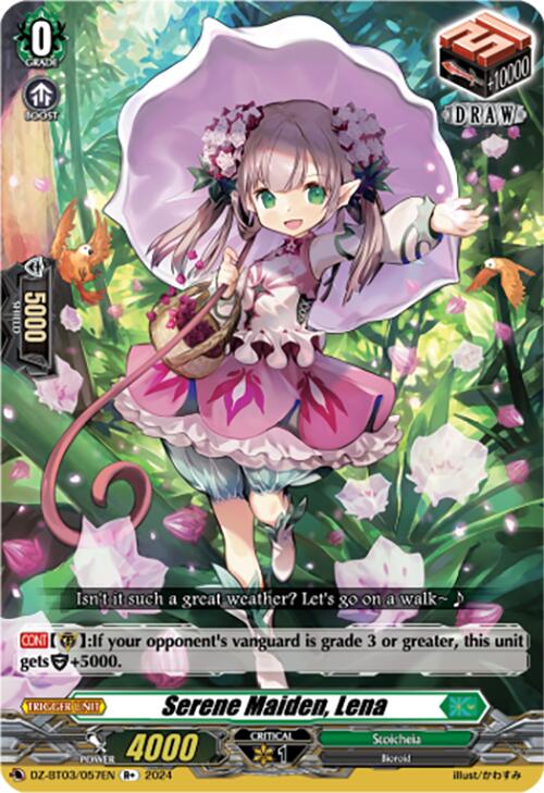 Serene Maiden, Lena (R+) (DZ-BT03/057EN) [Dimensional Transcendence]