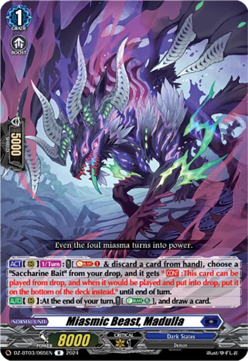 Miasmic Beast, Madulla (DZ-BT03/065EN) [Dimensional Transcendence]