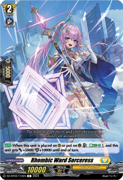 Rhombic Ward Sorceress (DZ-BT03/113EN) [Dimensional Transcendence]