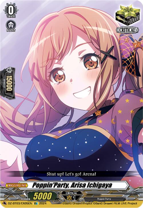 Poppin'Party, Arisa Ichigaya (DZ-BT03/EX05EN) [Dimensional Transcendence]