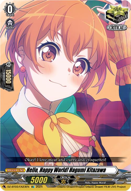 Hello, Happy World! Hagumi Kitazawa (DZ-BT03/EX23EN) [Dimensional Transcendence]